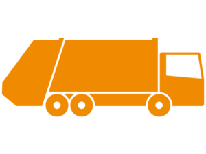 Baukasten Abrick Écoiffier Müllwagen mit Fahrer